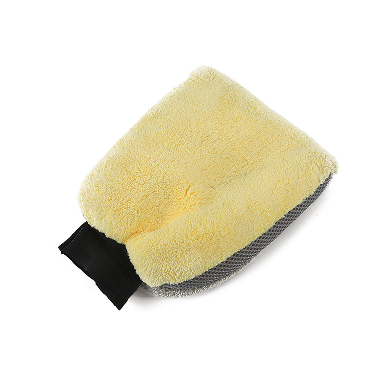 Dobbeltsidet Coral Fleece Car Clean Handsker